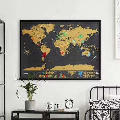 Mondo™ – La Carte du Monde à Gratter