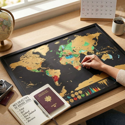 Mondo™ – La Carte du Monde à Gratter