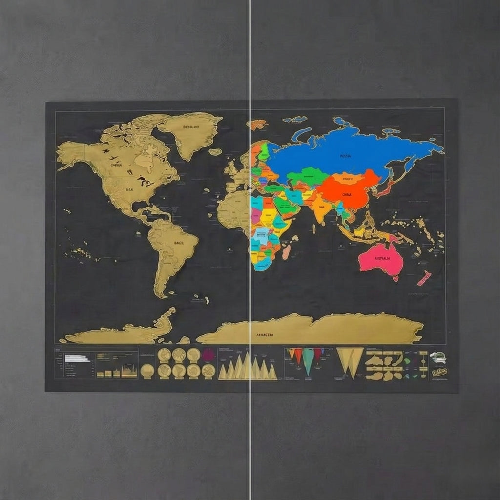 Mondo™ – La Carte du Monde à Gratter